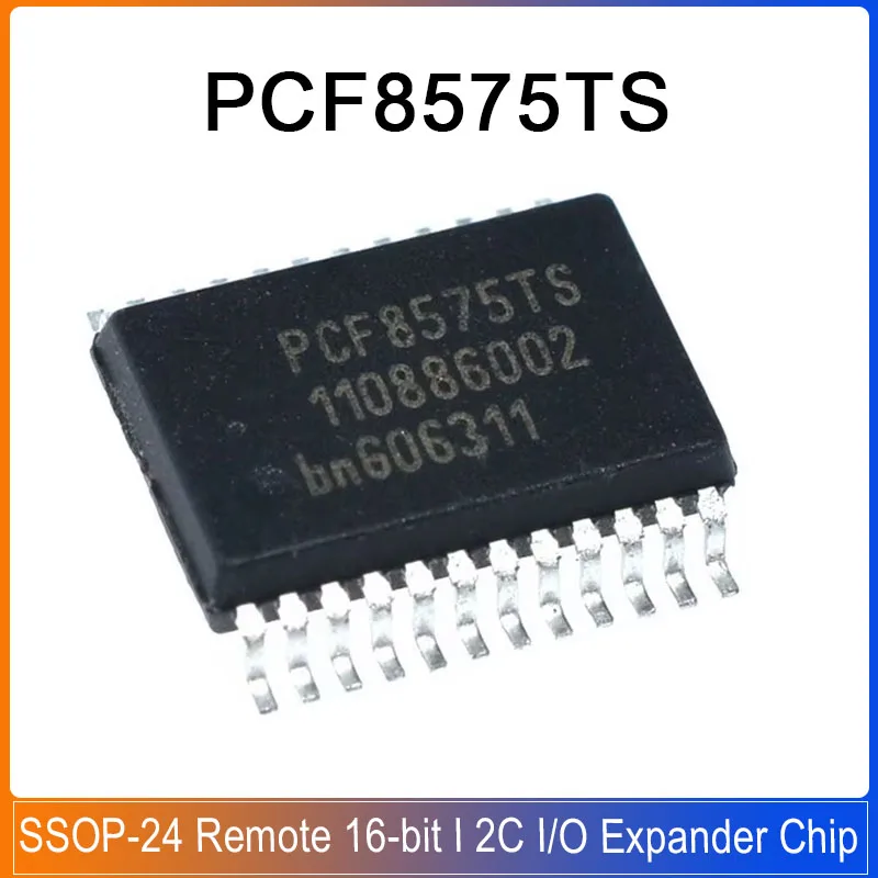 5/1PCS PCF8575TS SSOP-24 PCF8575CTS PCF8575 Remote 16-bit I 2C I/O Expander Chip