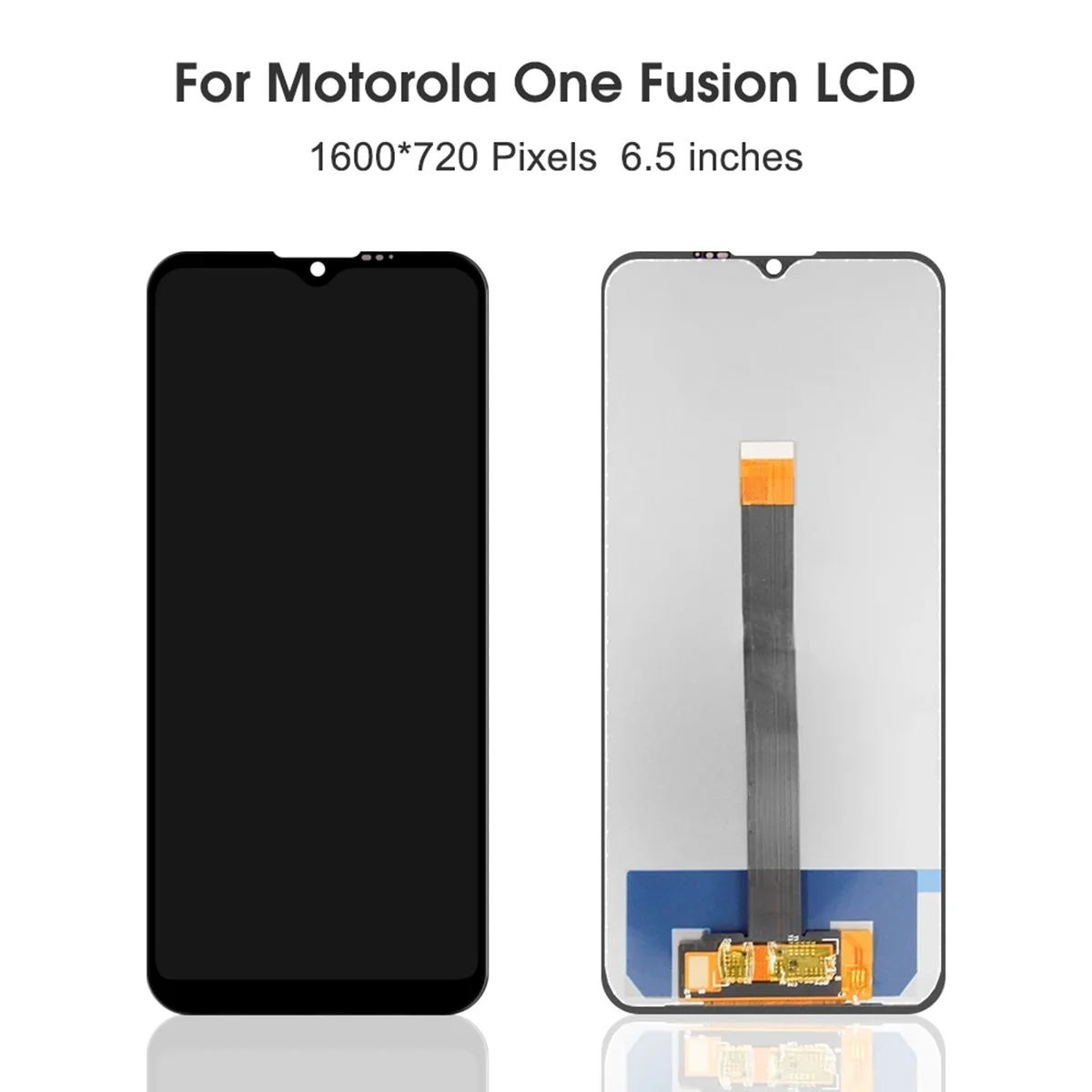 For Motorola MOTO One Fusion LCD Display Screen Touch Digitizer Assembly For XT2073-2 Tested Replacement Parts with Frame