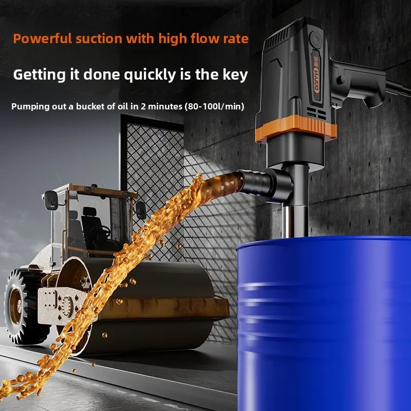 

Top New Electric Oil Pump 220v Barrel Pump Diesel Suction Pump