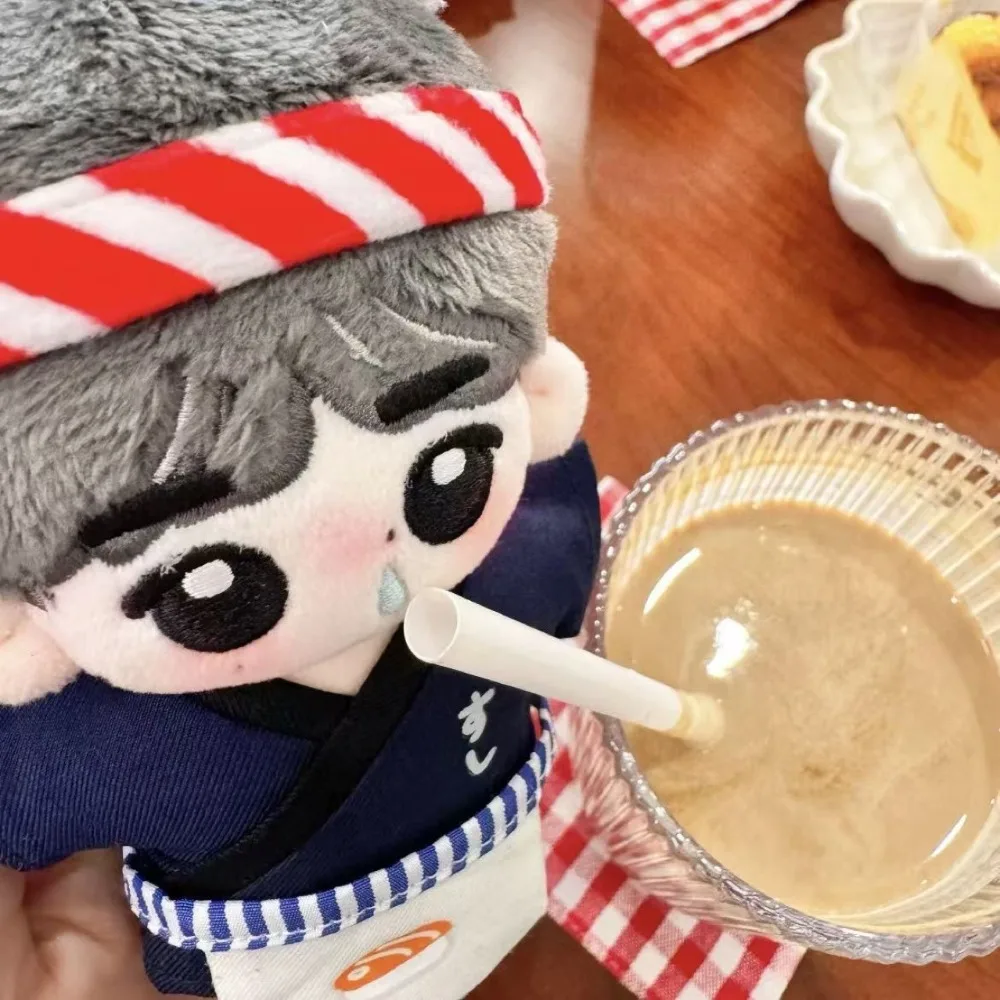 Clothes Sushi Chef 10cm Cotton Clothes Dress Up Japanese Style Clothes Outfit Apron Lovely Clothes Set Children's Gift