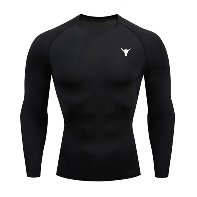 Men's and women's quick drying sportswear T-shirts long sleeved tight fitting clothes comfortable and breathable running clothes