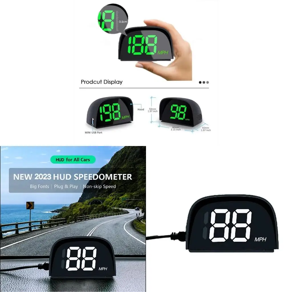 Convenient Car Speedometer Simple Operation Vehicle Speed Meter Versatile Compatibility Stay Control of Your Vehicle