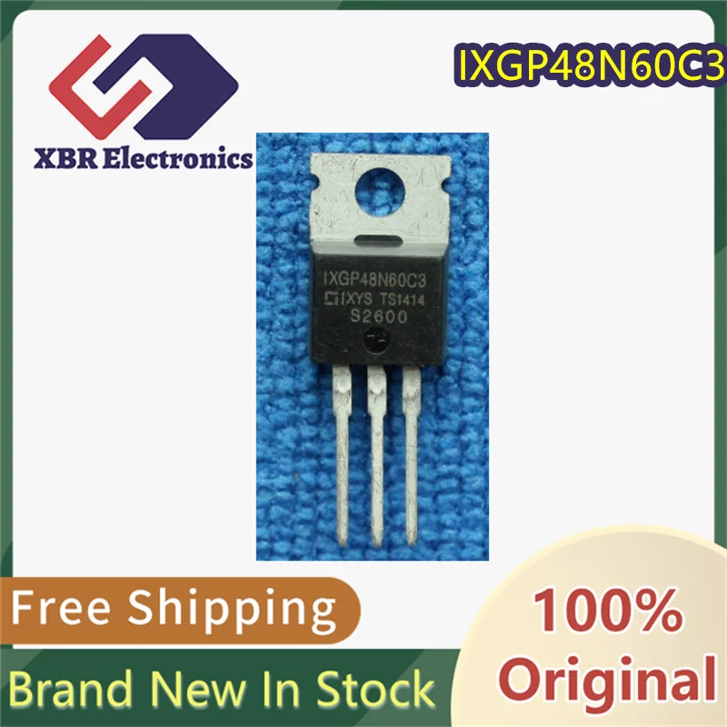 

(10/50 piece) IXGP48N60C3 IXGP48N60 TO-220 600V 48A Brand New Genuine Product In Stock Fast Shipping Free Shipping