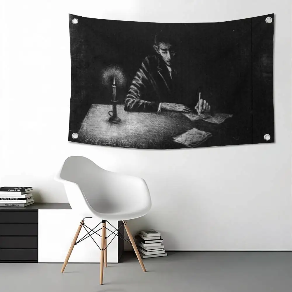 Abstract Surreal F-Franz Kafka Flags Wall Hanging Tapestry Outdoor Garage Room Decorative flag Background Blanket