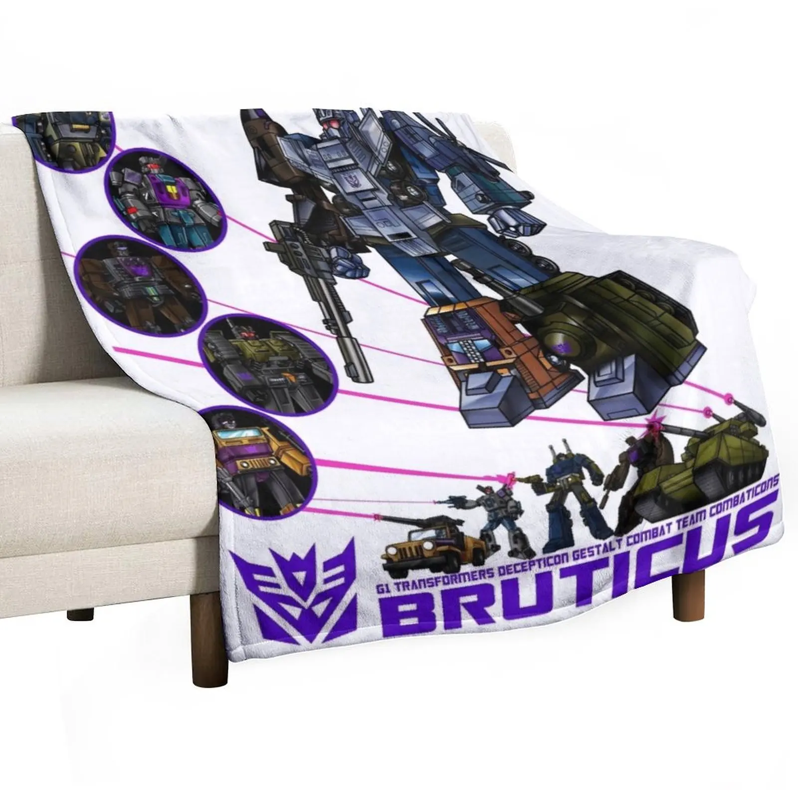 Decepticon Bruticus Throw Blanket christmas decoration Baby Comforter Blankets