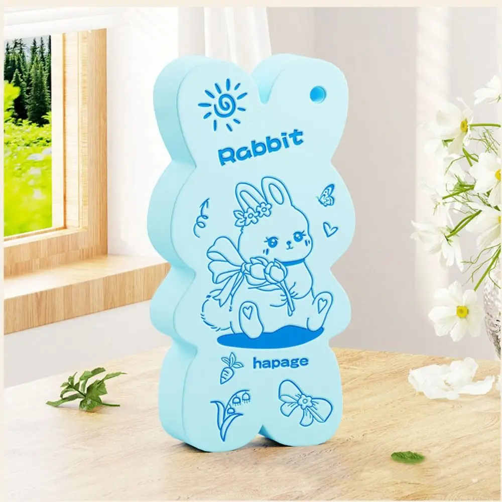 سوبر لينة التقشير حمام الإسفنج لوازم الحمام الجسم العناية بالبشرة حمام الإسفنج Sassafras الكرتون الأرنب حمام الإسفنج