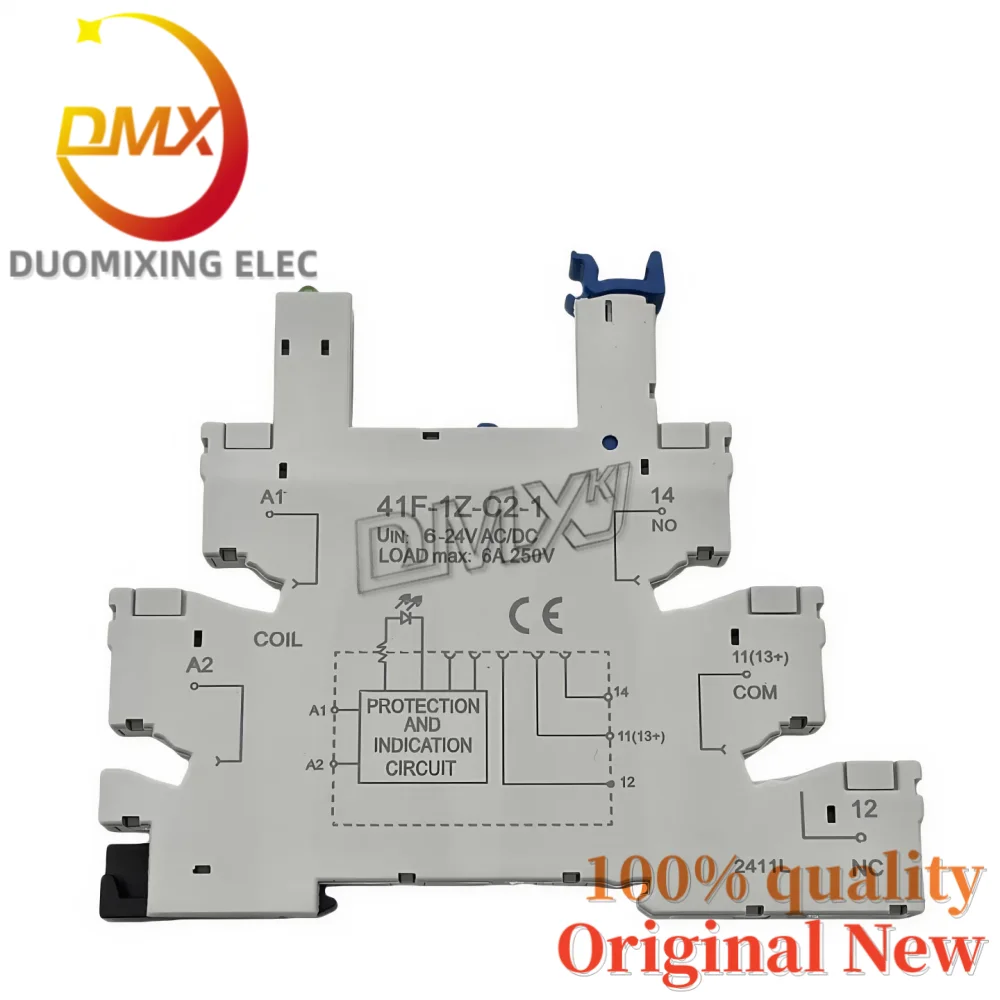 5PCS/Lot 100%Original 882N-1CH-S 24VDC 5PIN 8A relay one open and one closed 41F-1Z-C2-1 Relay base
