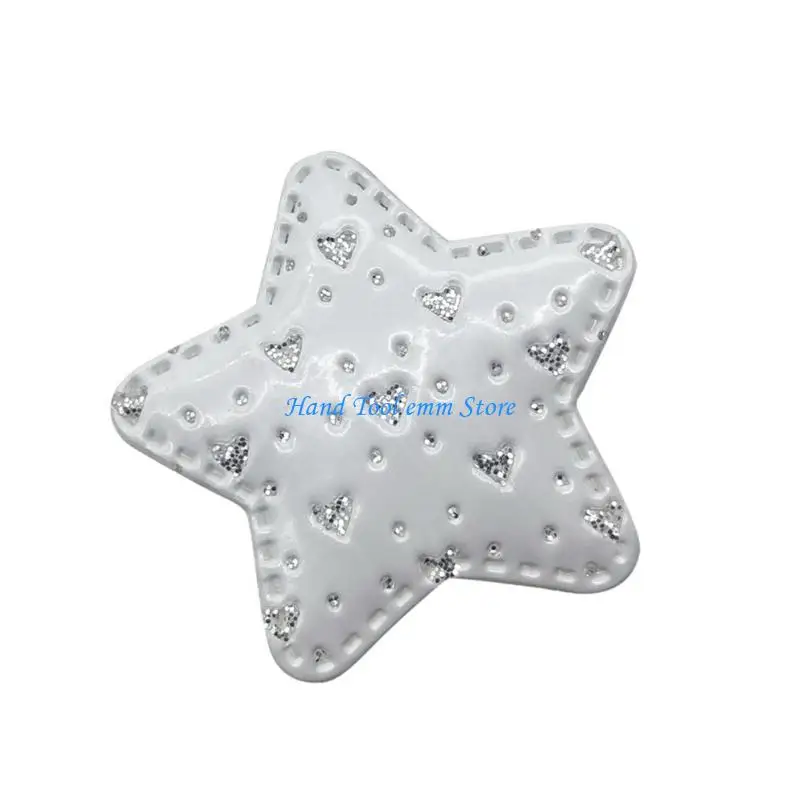H37F PU Leather Star Pattern Gaming Headsets Embellishment Easy To Installs And Remove
