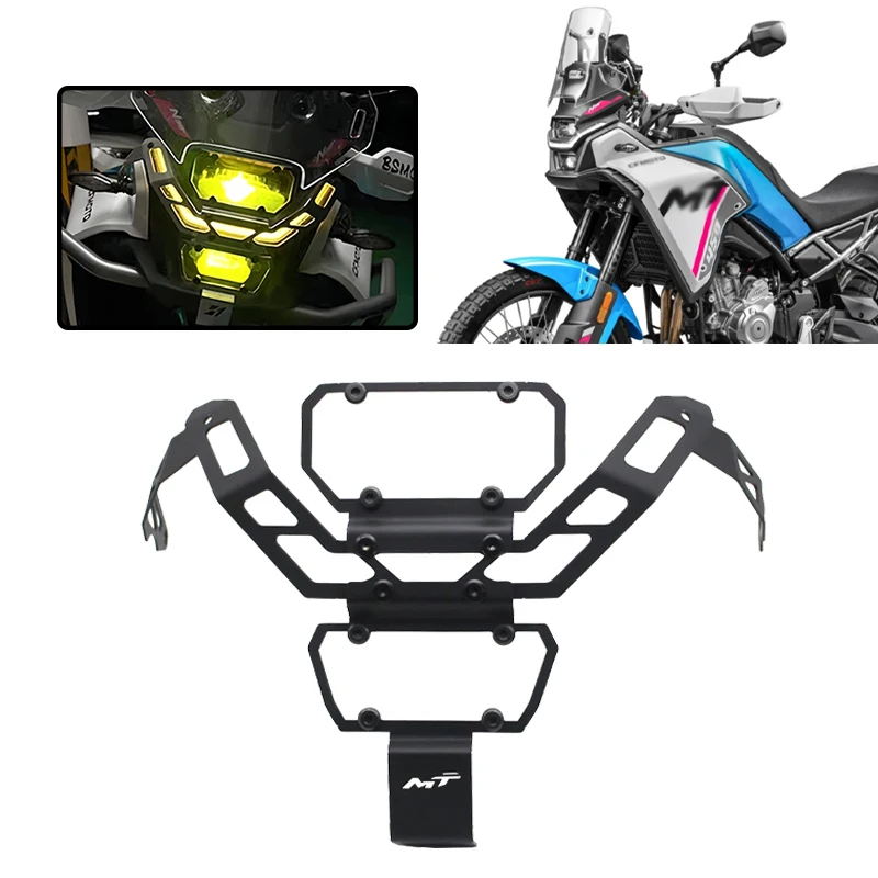 

Motorcycle Headlight Head Light Guard Protector Cover Protection Grille For CFMOTO 450MT CF450MT MT450 450mt 450 MT 2024-