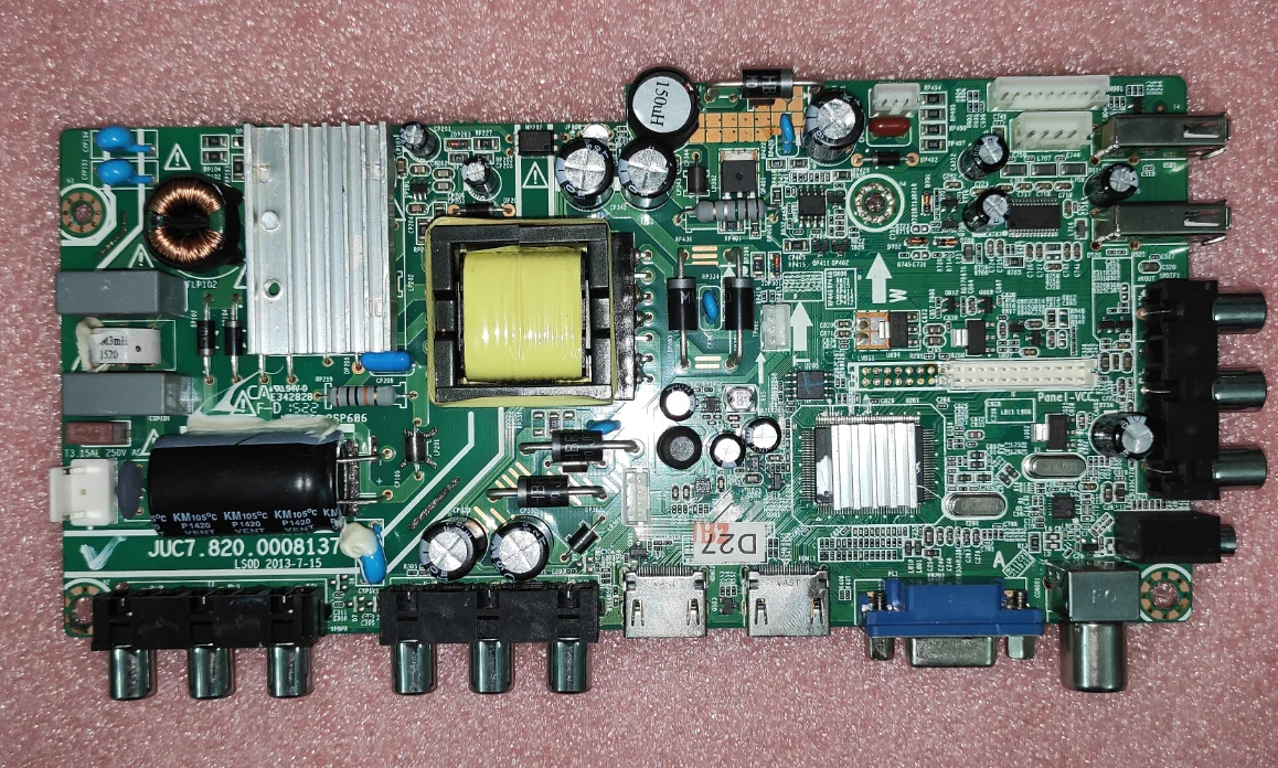 

JUC7.820.00081373 Three in one TV motherboard tested well Taking physical photos