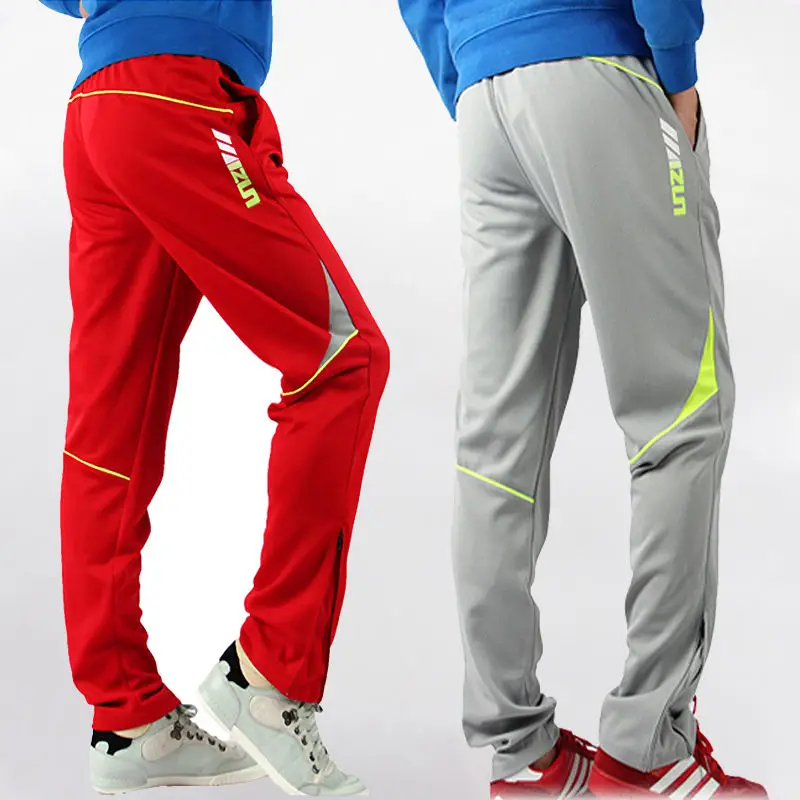 

Tracksuit Striped Sweatpants Men Spring Summer Thin Joggers Breathable Training Football Basketball Quick Dry Sports Trousers