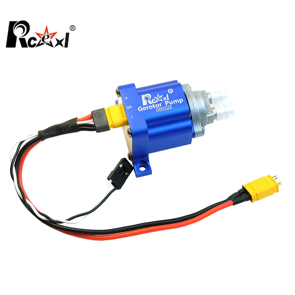 

RCEXL Gerotor Металлический бесщеточный моторный дымовой насос Масляный насос Электрический заправочный насос для Fixwing JET RC Engien Модель Аксессуар