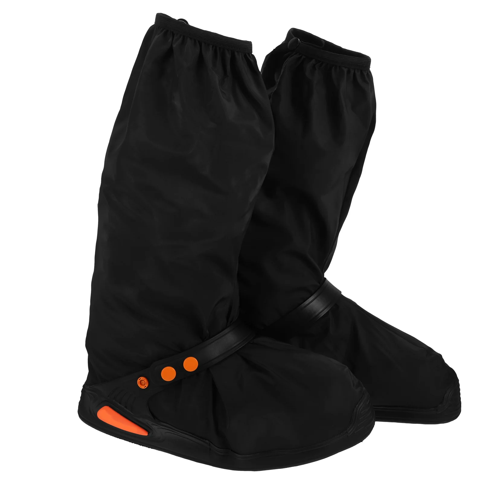 1 Pair Rain Shoe Covers Thickened Waterproof Anti Slip Pvc Reusable For Motorcycle Cycling Outdoor Insulated Boot Cover Walking