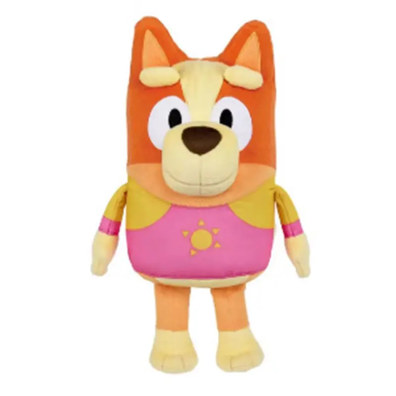 جديد Bluey Family Series الحديث أفخم البنغو الموسيقى صوت ألعاب من نسيج مخملي أنيمي الشكل لطيف الحيوان الغناء الكلب دمية الاطفال مهرجان هدية #5