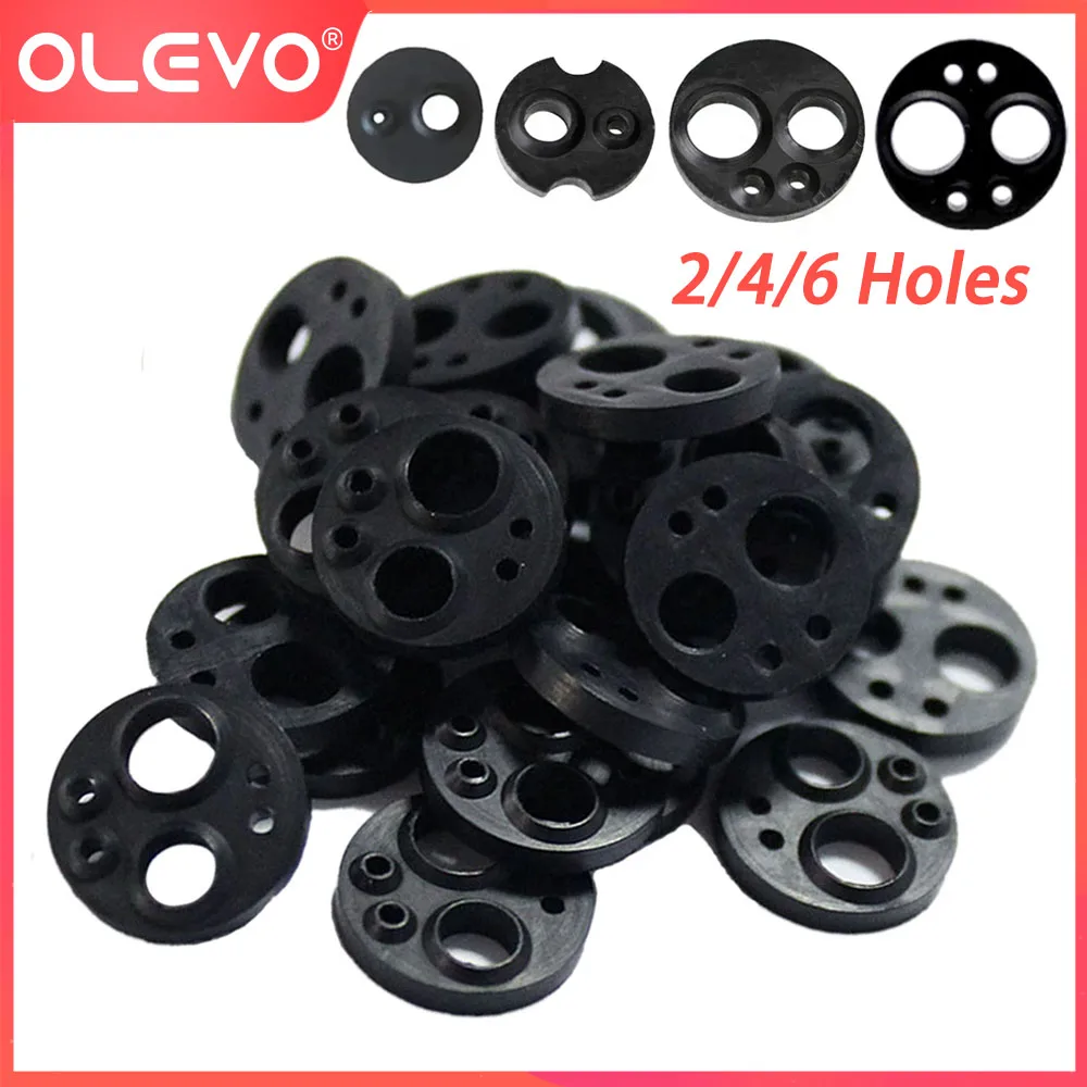 OLEVO Dental Handpiece Tail Pad O-Ring Seal For High And Low Speed Handpiece Medical Grade Silicone 2/4/6Holes Odontologia