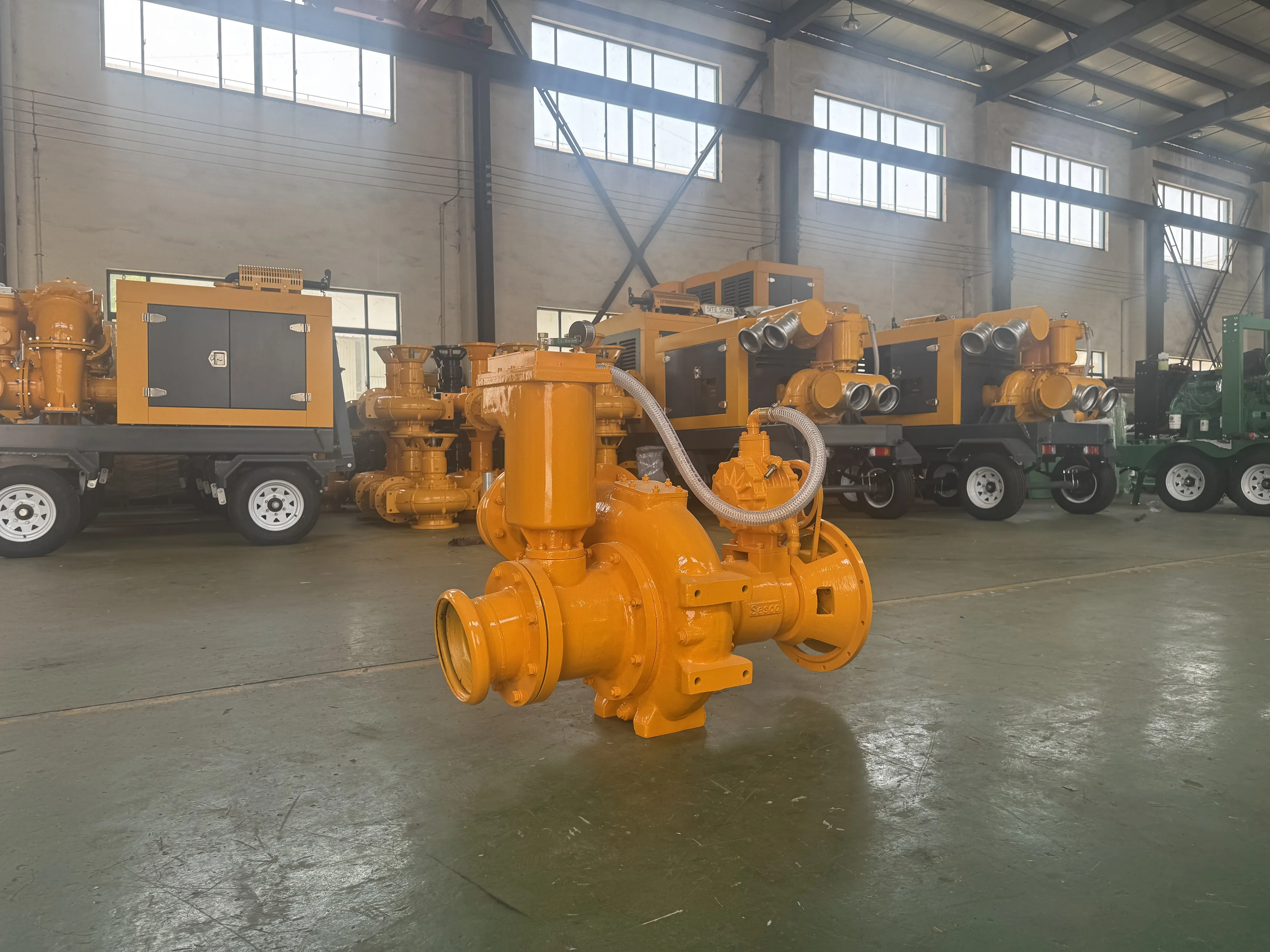 Integrated High-Lift Self-Priming Pump for Marine Power Generation Dieel Centrifugal Theory for Drainage and Lighting