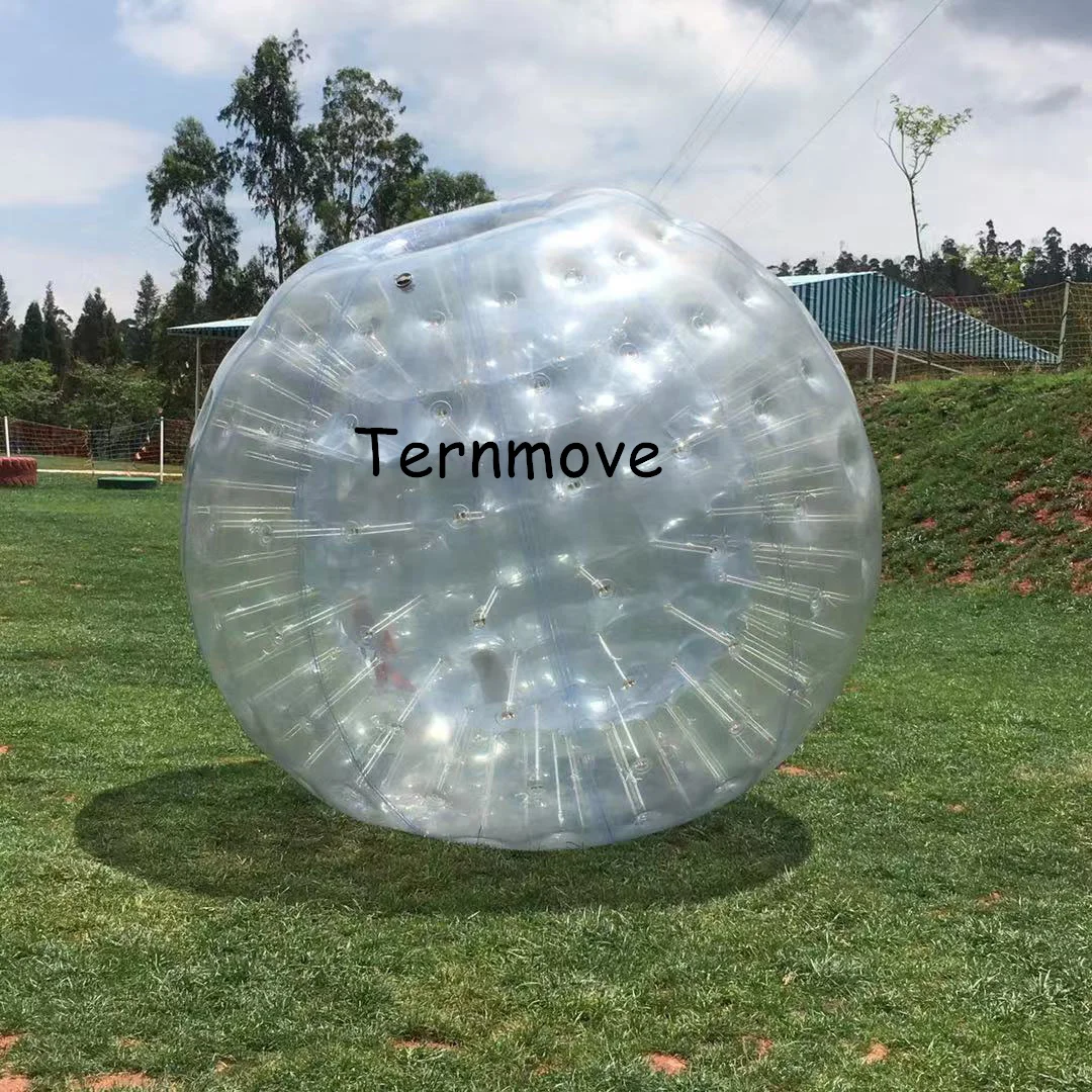 Gras Zorbing Ball, Pzorb Bälle im Sport und Unterhaltung, aufblasbare riesige rollende Bälle, aufblasbarer Boden Zorb Ball