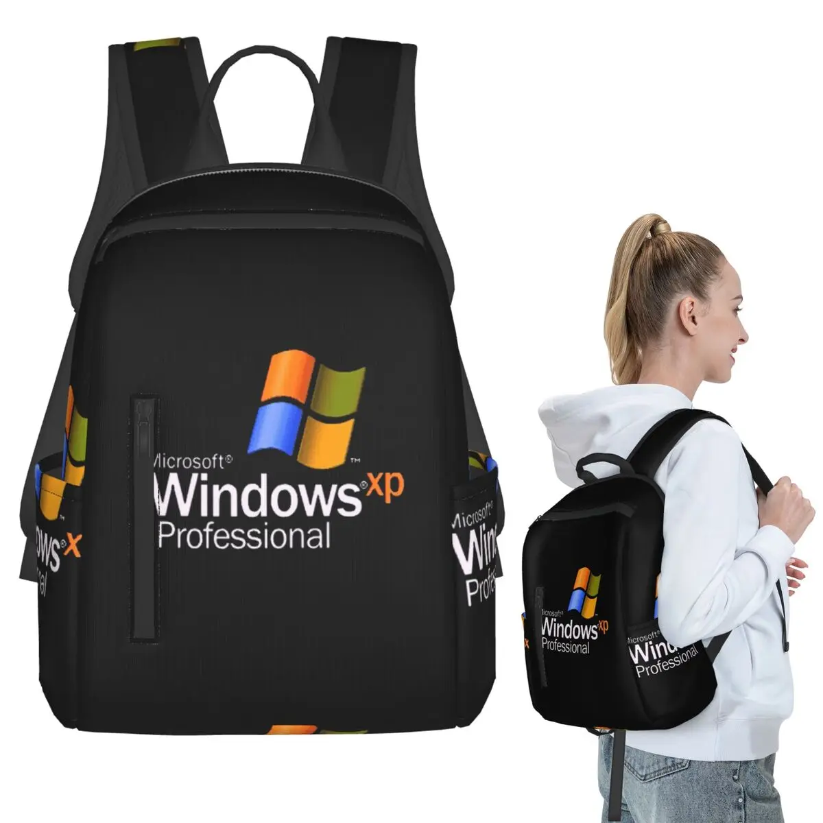 

Рюкзак для Windows XP, школьная сумка для студентов, детская школьная сумка, сумки через плечо для компьютера, мужские и женские сумки