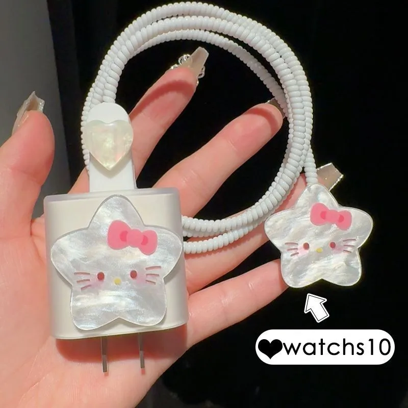 

NEW Cute Watch Data Protection Case for Apple IWatch 20W Fast Charging Head S10 S9 S7 S8 SE Ata Line Winder Protective