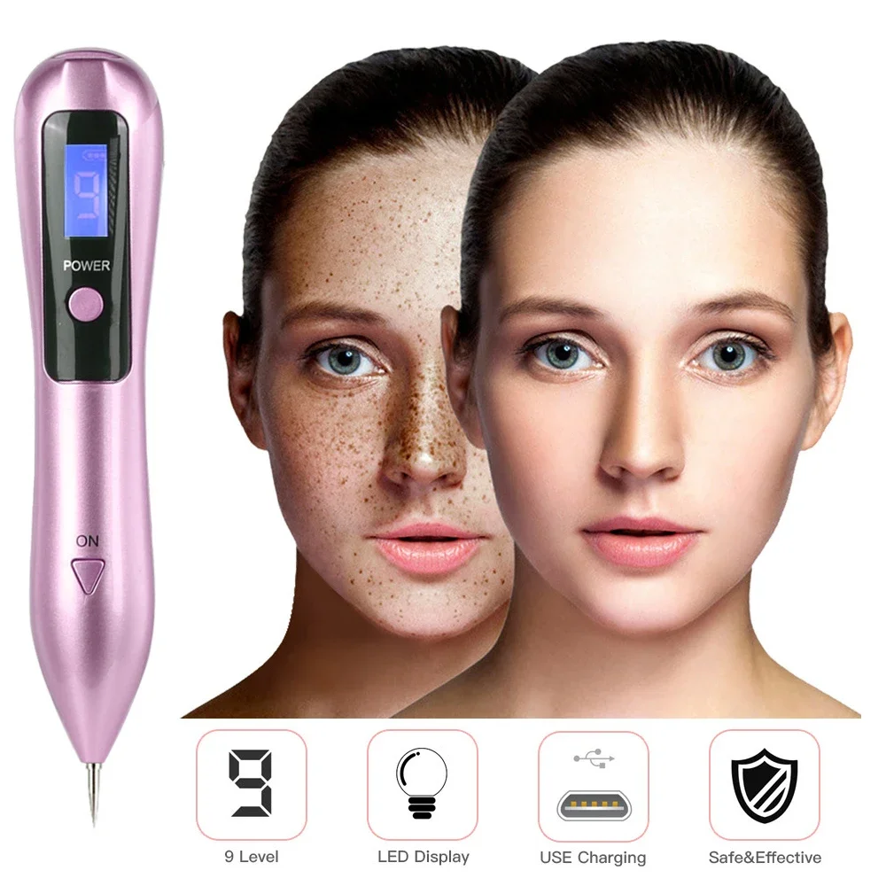 

Laser Plasma Pen Freckle Remover Machine LCD Mole Removal Dark Spot Remover Skin Wart Tag Tattoo Remaval Tool Beauty Salon