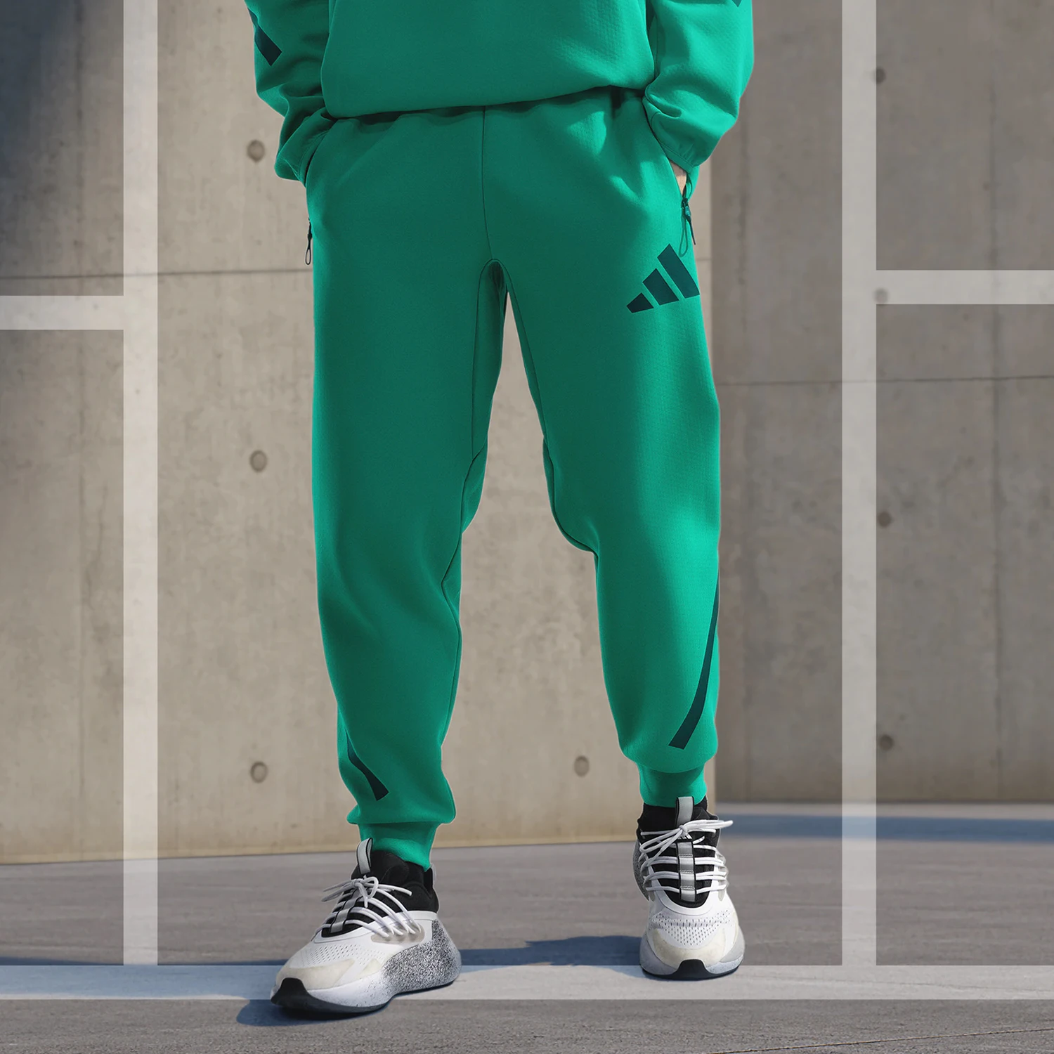 

Официальные мужские зауженные брюки Adidas, осень 2023, новинка Z N E JD6442