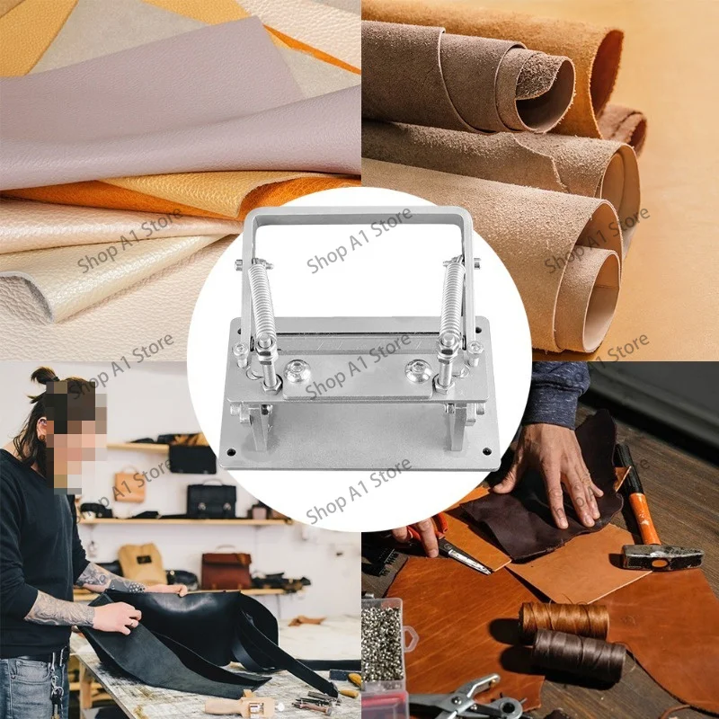 Labor Saving Leather Skiving Tool Stainless Steel Portable Design Practical Thinning Cutter for Soft and Hard Leather