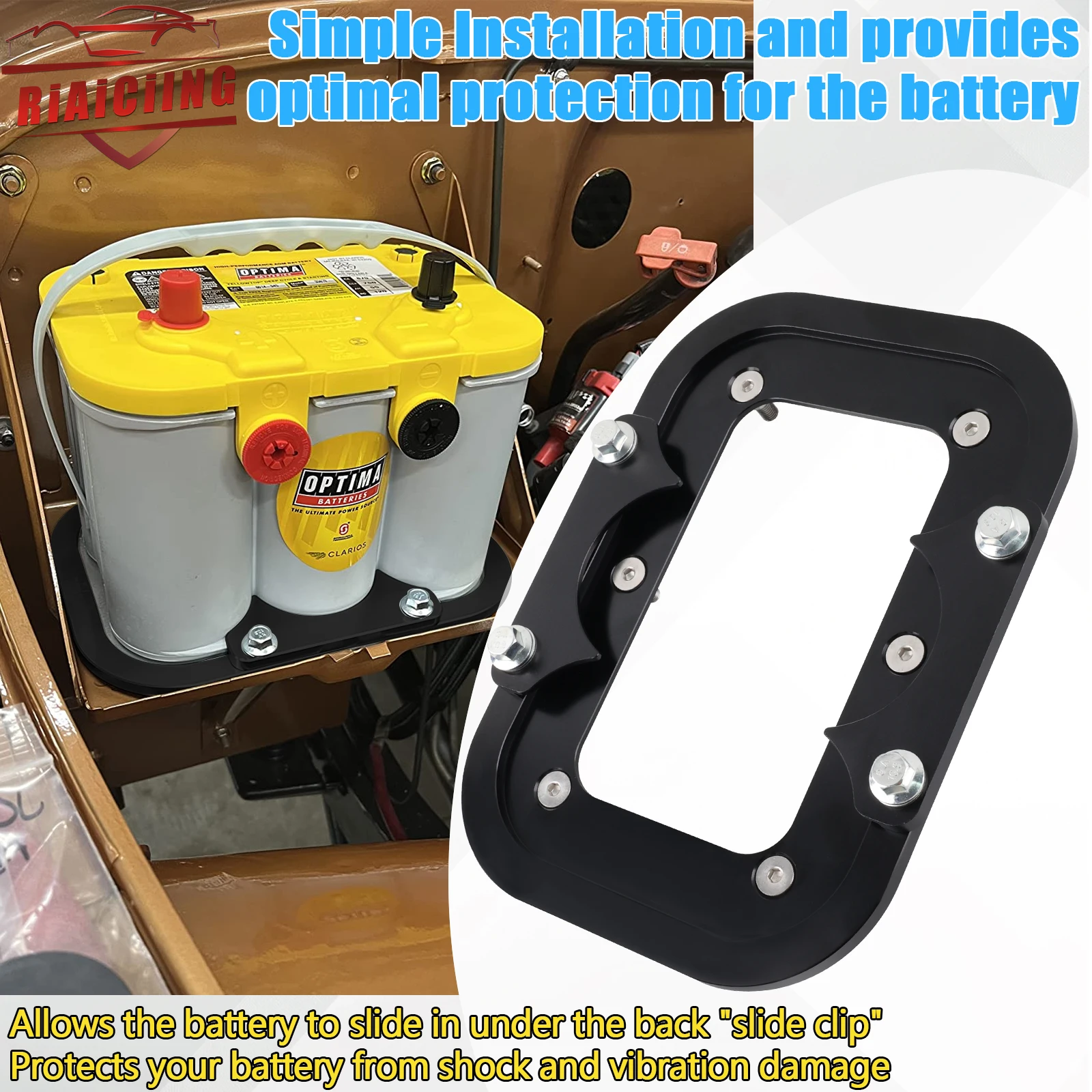 الألومنيوم بطارية نقل علبة حامل/عقد جبل قوس ل أوبتيما D34 34/78 أحجام البطارية البليت بطارية صينية قطع غيار السيارات