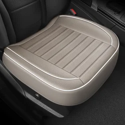 1Pcs PU Leather Car Universal Seat Cover Interior Auto Seat Kits Cushion Four Seasons Protector Mat Front Rear Rows Accessories