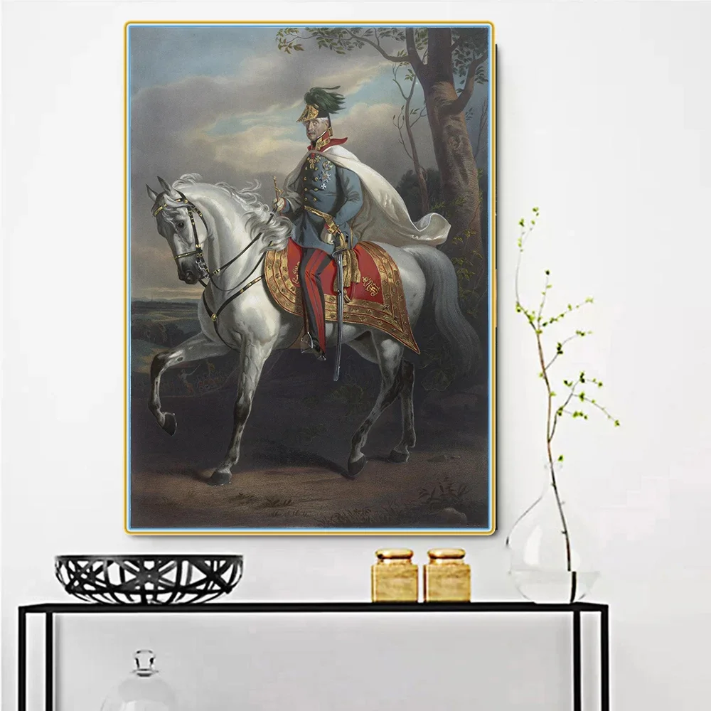 Friedrich von Amerling《Alfred I, Prince of Windisch-Grätz》Canvas Oil Painting Artwork Picture Wall Decor Home Decoration
