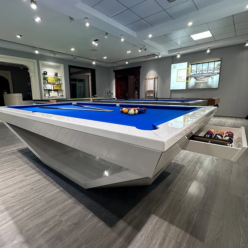 High Quality Billiards Designs Slate Bed Pool Billiard Table for Sale Factory Custom Modern 6ft 7ft 8ft 9ft