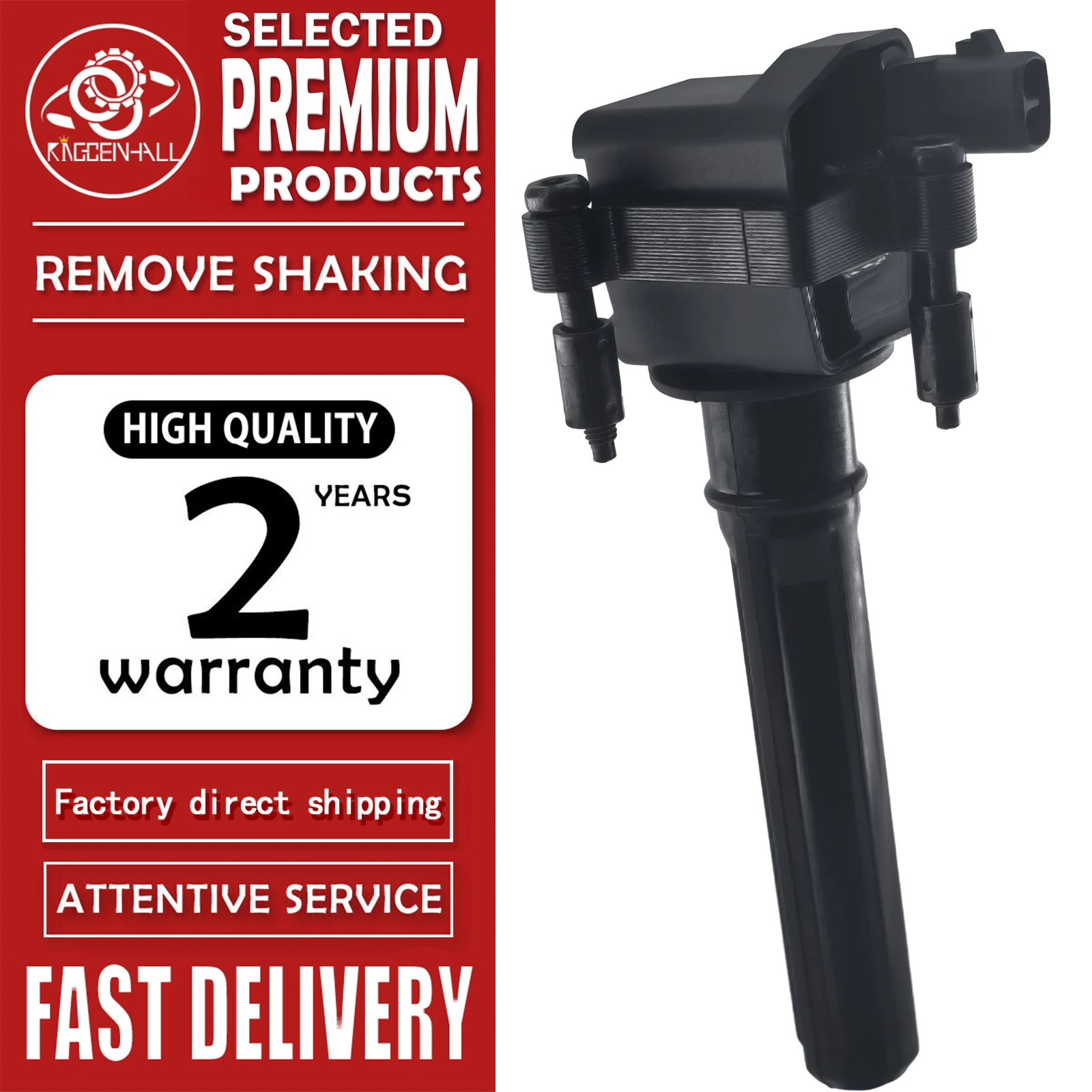 

UF295 Auto Engine Ignition Coil Pack 4609088AC Compatible With Jeep Liberty Wrangler Dodge Stratus 2.4L Misfire Fix Replace Part