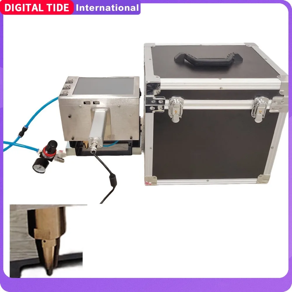 

Rang90x30/120x30/150x40mm Hand-held Pneumatic Integrated Marking Machine,Touch Screen Marking Machine for Cooper Steel Aluminum