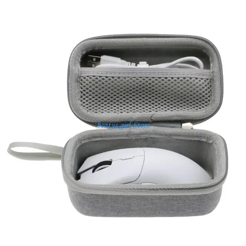

C7AB Travel Case Storage Bag for Attack Shark R1Mouse Small Soft Lining Carry Case
