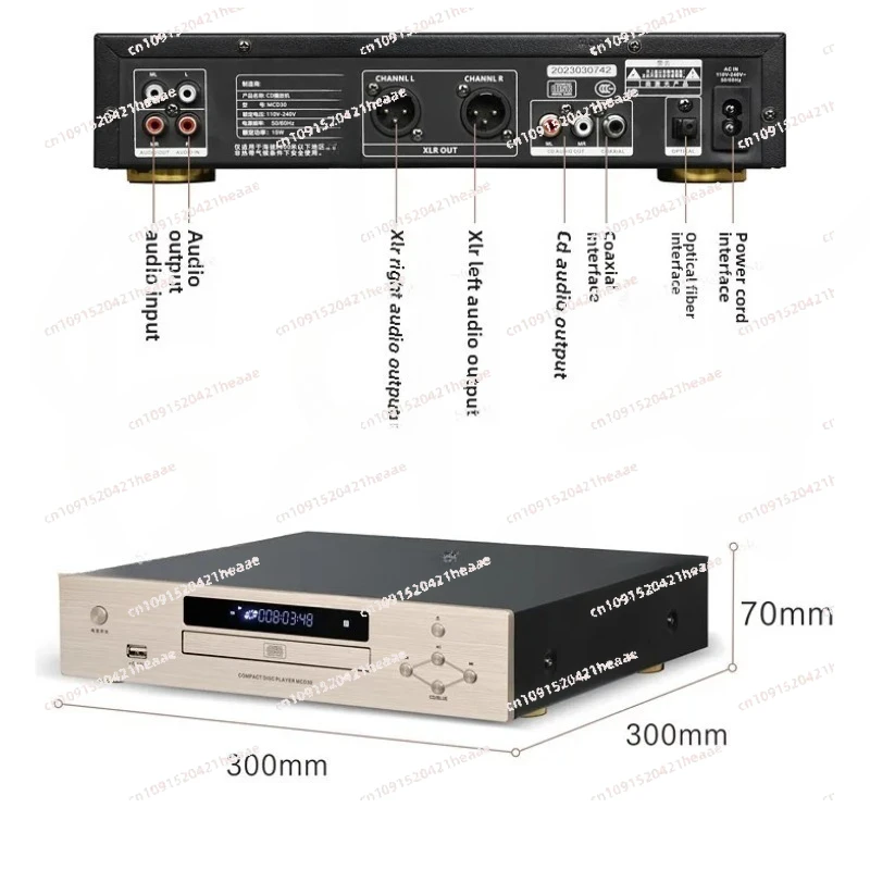 مناسبة لمنتج بلوتوث، مستنسخ أقراص مضغوطة، hogar، reproductor de discos Professional grau audiófilo HIFI sin perdidas