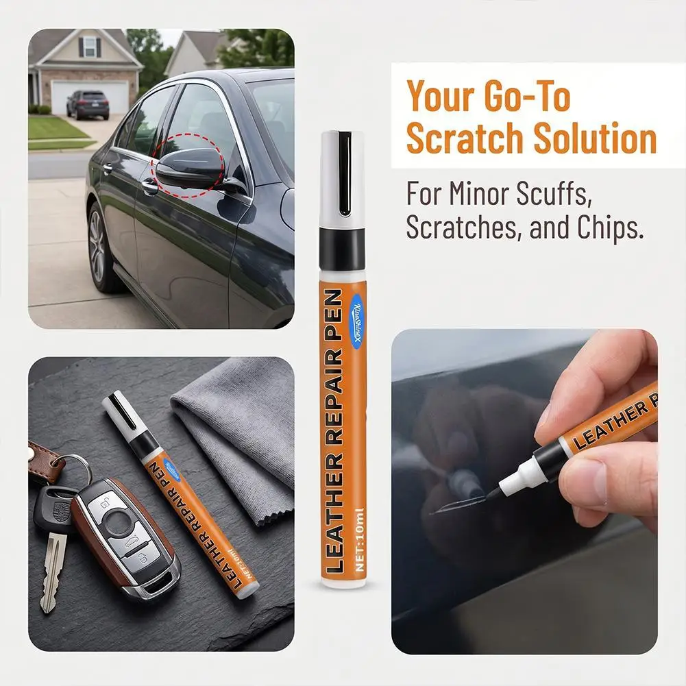 Professional Car Scratch Repair Pen Paint Touch-Up Pen for Dashboard Door Trim Button Waterproof Long-Lasting Car Care Tool