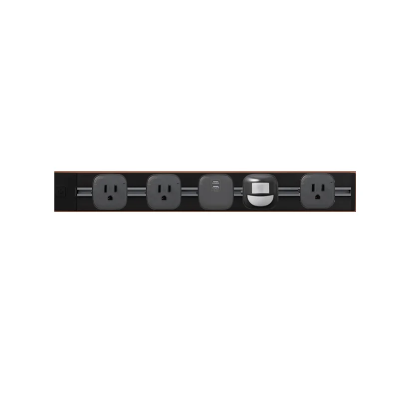 

British standard international universal movable surface mounted track socket kitchen special non-punching