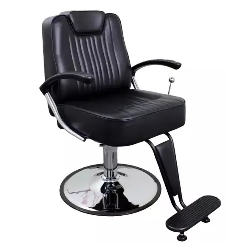 Professional Barber Chair Heavy Duty Hydraulic Pump 360 Degree Swivel Reclining Hair Chair Gym Outdoor Height