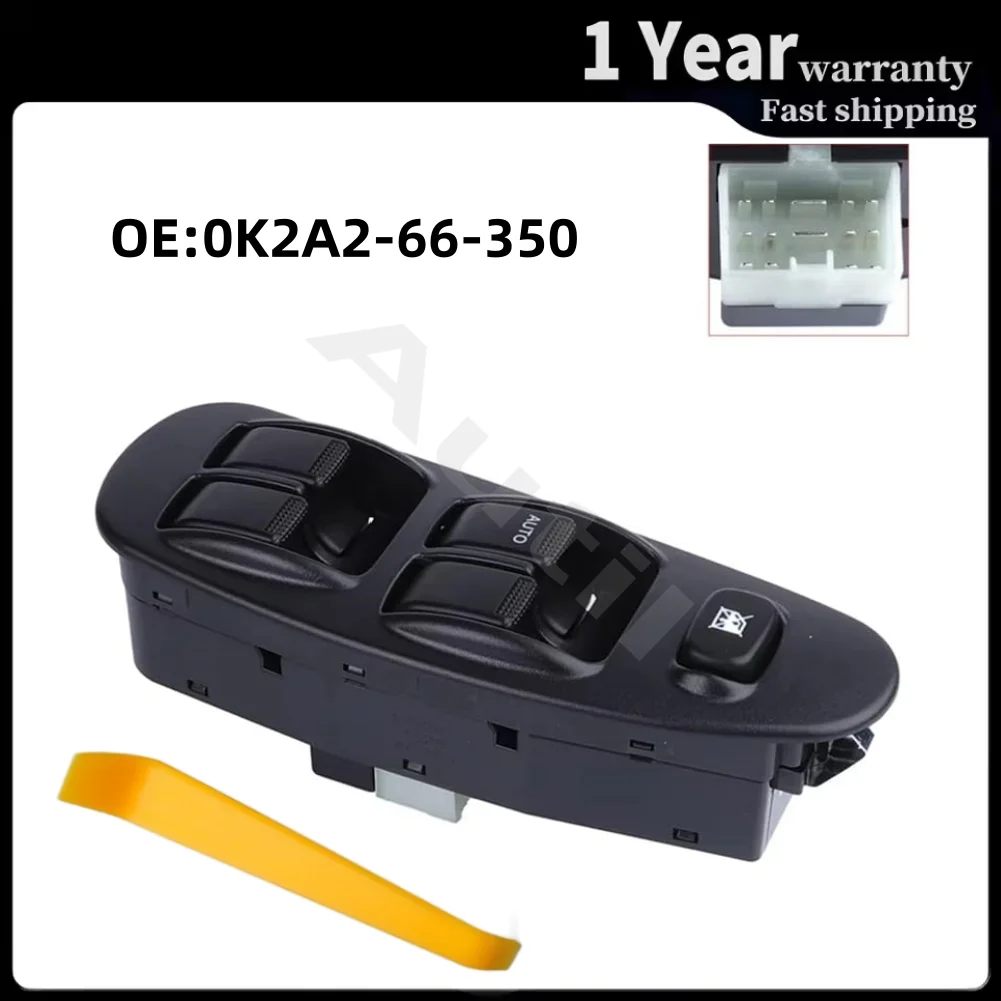 0K2A2-66-350 Front Left Master Power Window Switch Electric Glass Lifter Button for Kia Sephia 1997-2001 Shuma Car Accessories