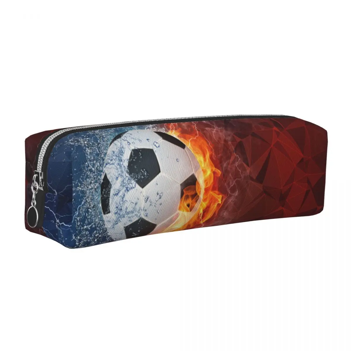 مقلمة كرة القدم، كرات كرة القدم، مقلمة رياضية، صندوق أقلام للطلاب، حقيبة ذات سعة كبيرة، لوازم مدرسية، أدوات مكتبية هدية