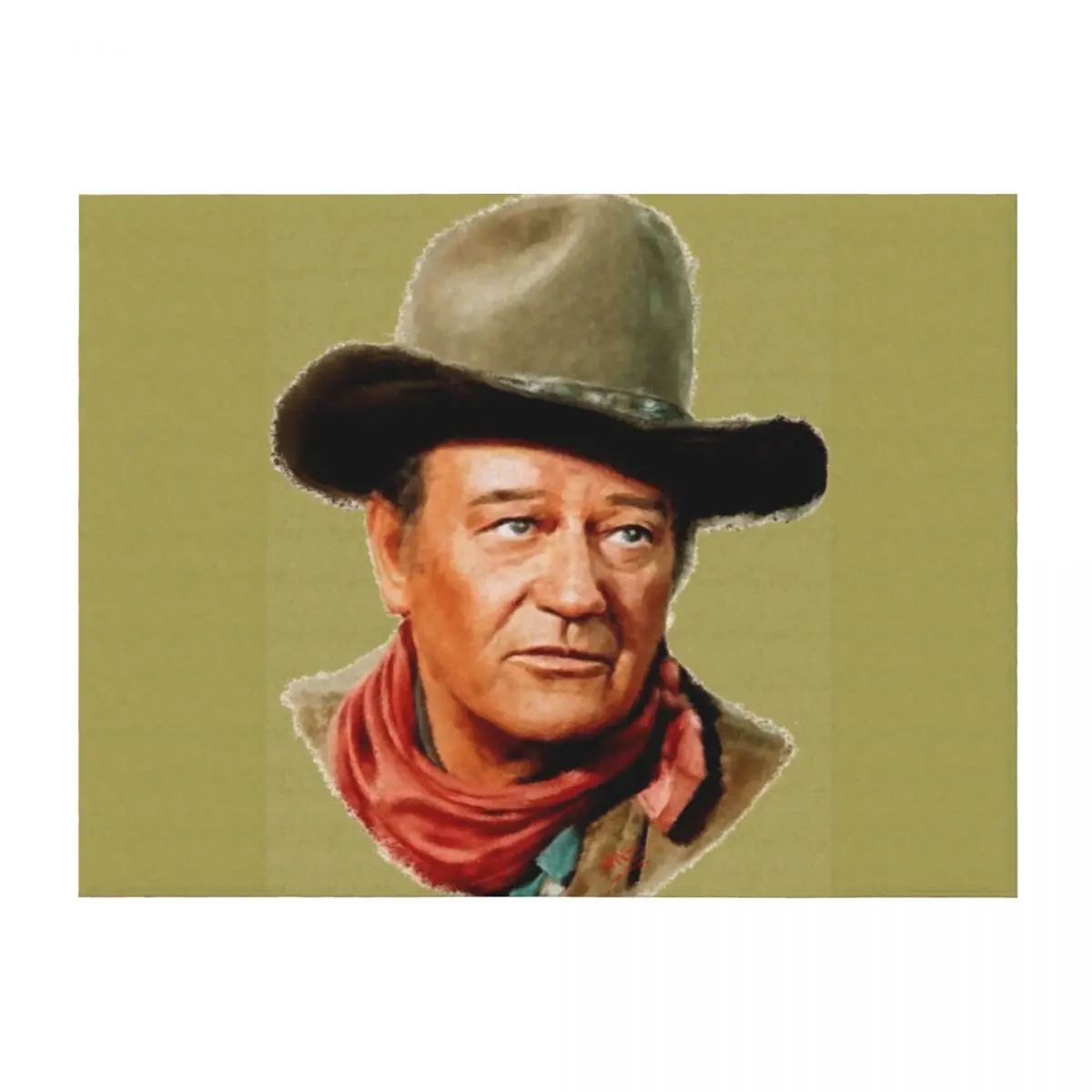 

John Wayne the Duke Throw Blanket Beach decorative christmas gifts Camping Blankets