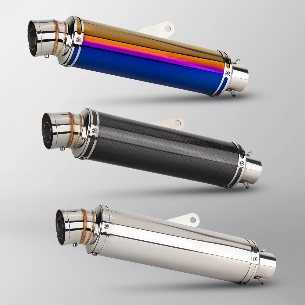 Universal 51mm Motorcycle Exhaust Tail Pipe Muffler with DB Killer Escape Motorbike For ZX6R Z750 adv150 nss750 duke250 r15 tmax - Image 2