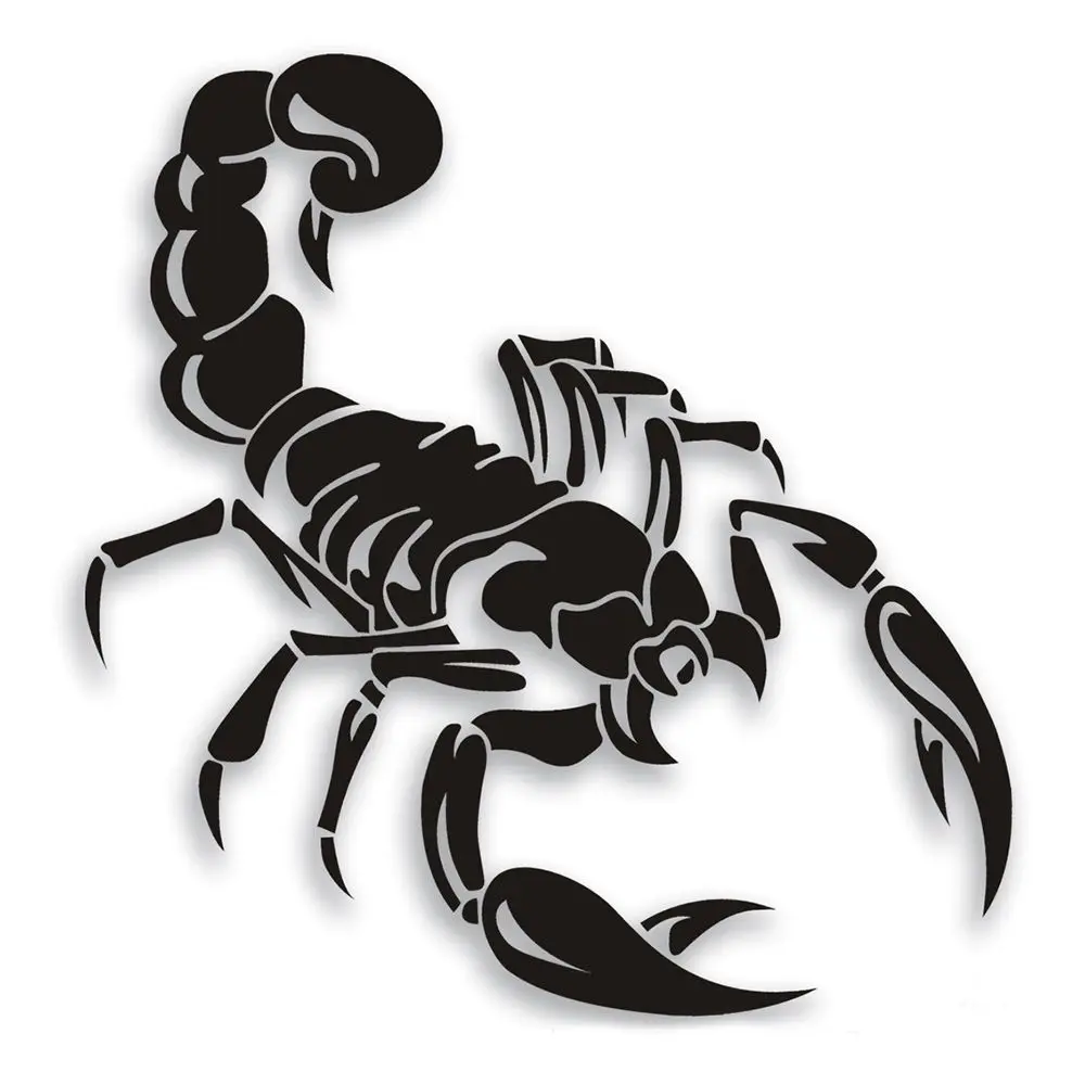 Car Sticker Car Bonnet Side Stripes Animal Sticker3D Scorpions Body Trucks Window Waterproof Car Auto Decal PVC,30cm*30cm