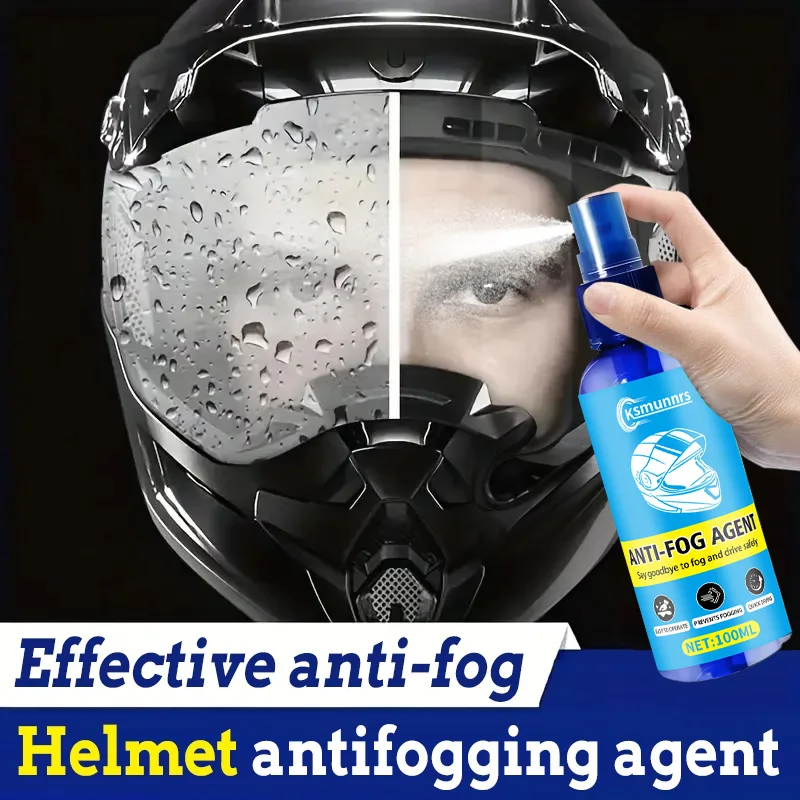 Universal Anti-Fog Nano Coating - Fog-Proof Protection for Motorcycle Helmets & Car Glass, Durable Formula for Enhanced Visibili
