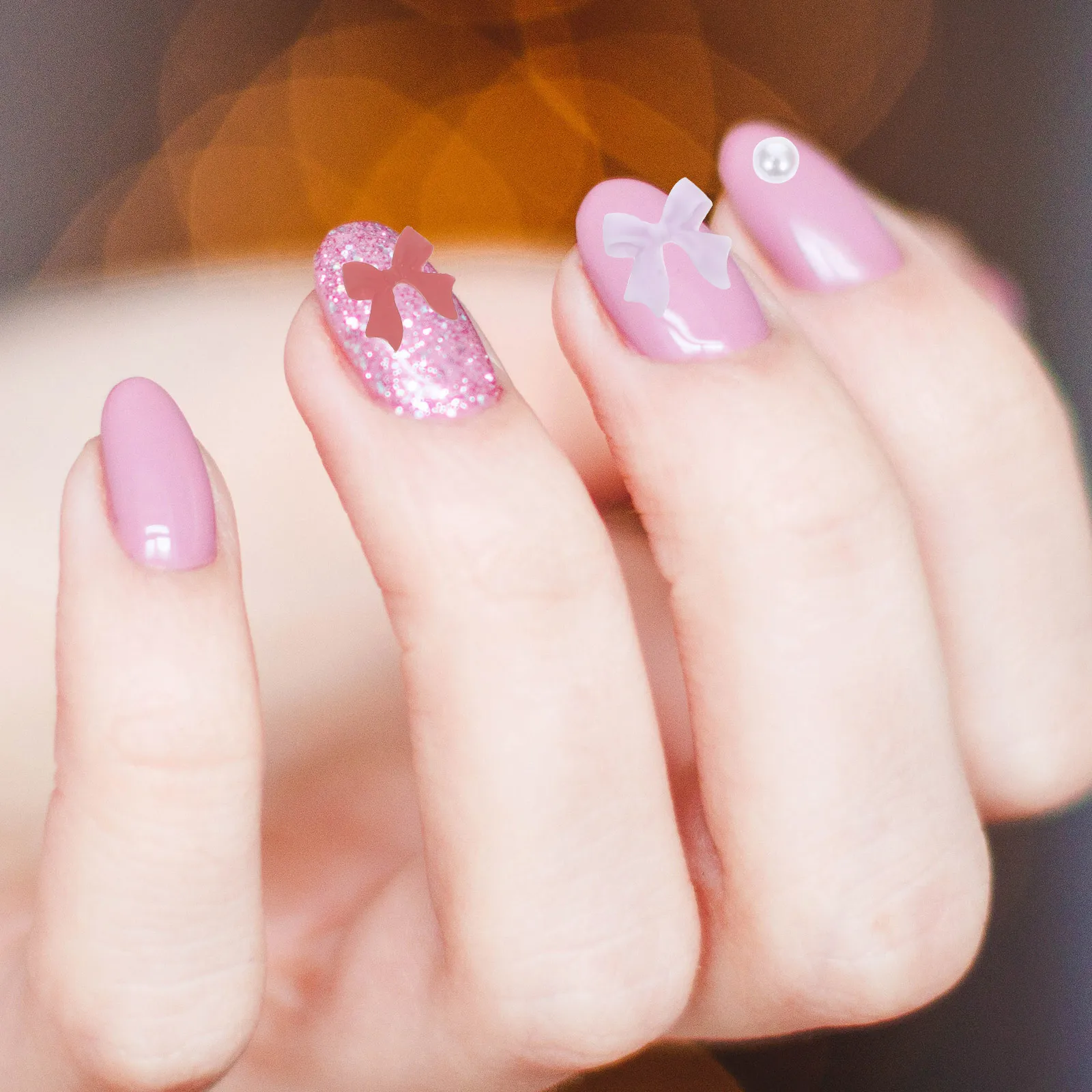 

1 Box Bow Nail Charms Elegant Long-Lasting Nail Art Decorations Nails Acrylic Charms for Acrylic Nails