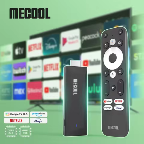 MECOOL MEgo 1 TV Stick Reltek Quad-core 8GB Google Android TV Sticks 4K Dolby Netflix TV Box 2025 High Quality Consoles