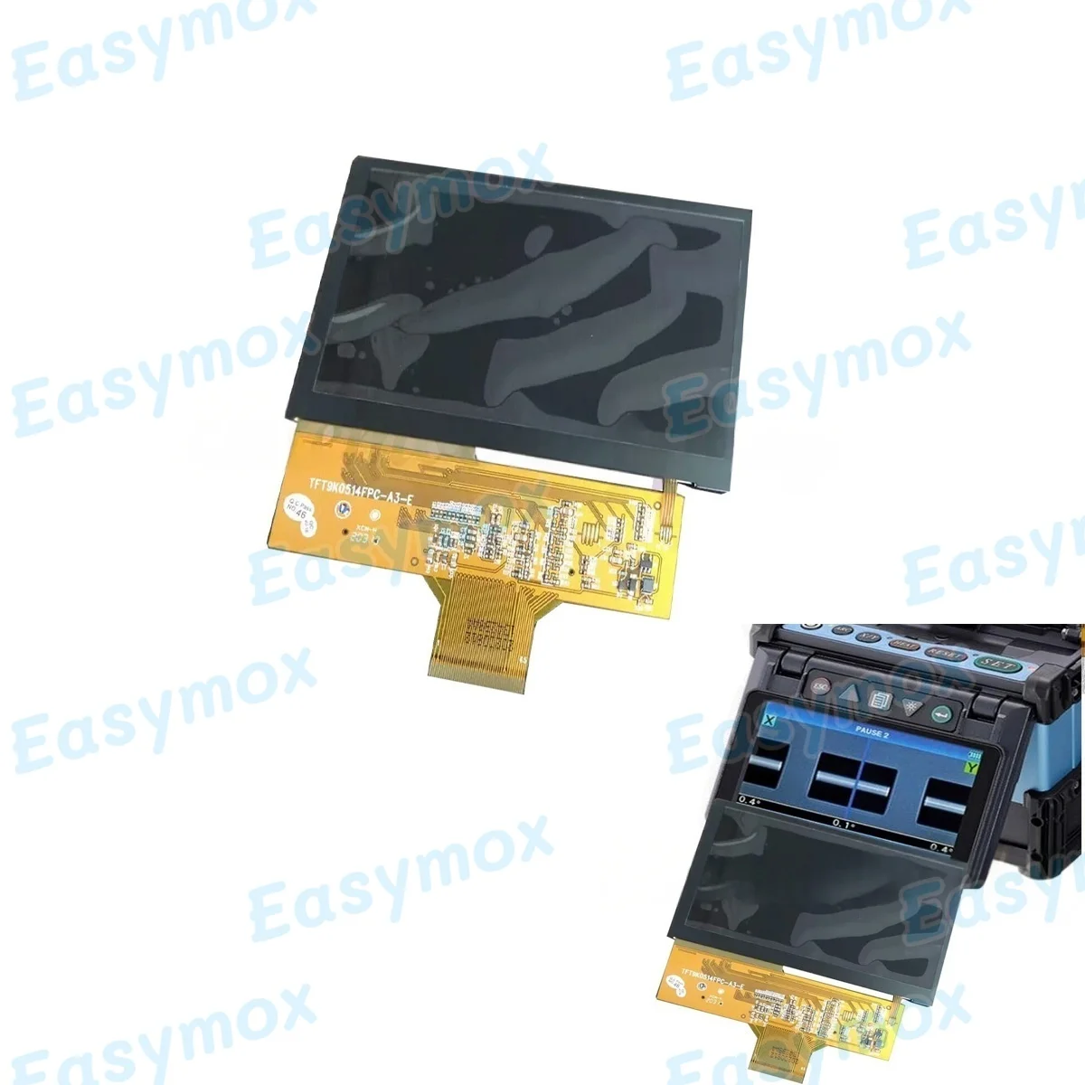 شاشة الكريستال السائل ل فوجيكورا الألياف البصرية الانصهار جهاز الربط FSM-70S FSM-80S FSM-62S FSM-22S FSM-19S 1FSM-9R FSM-70R TFT9K0514FPC-A3-E