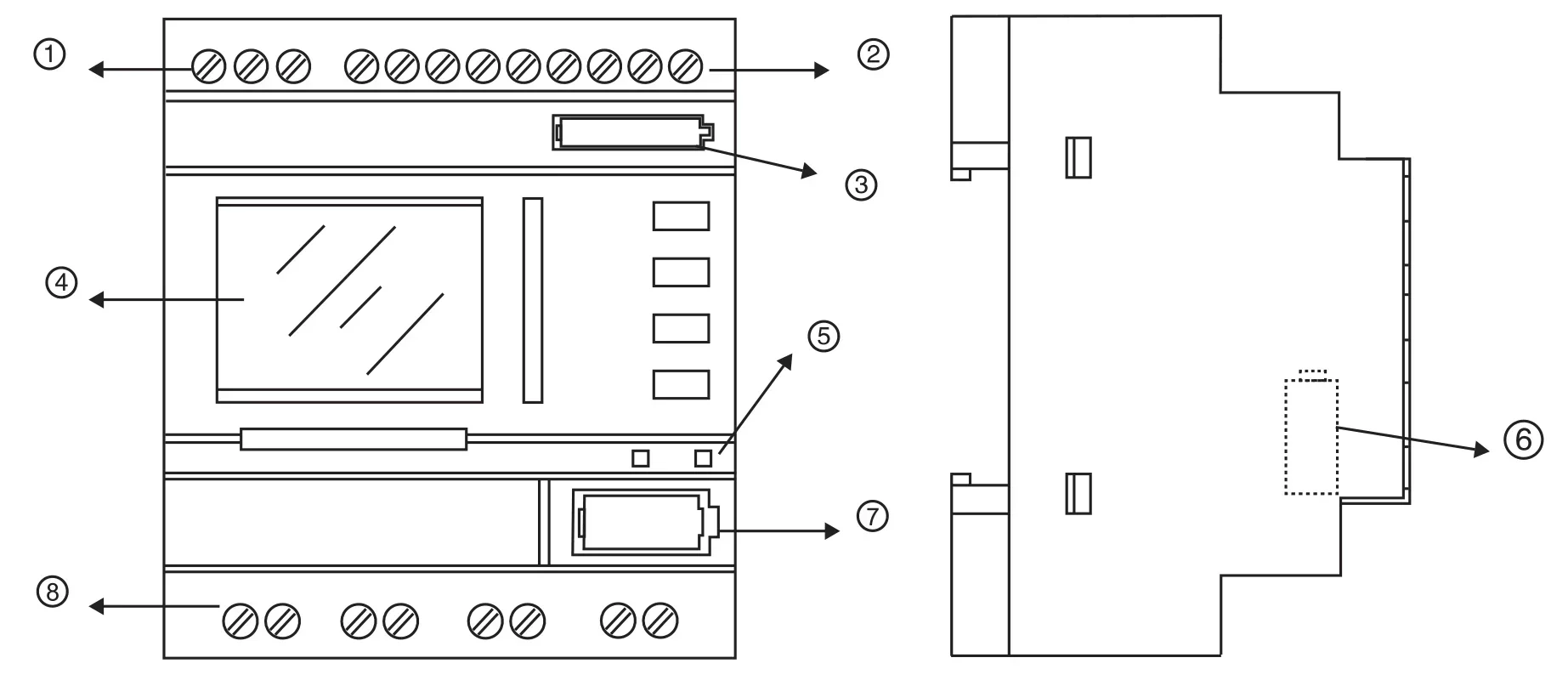 PLC APB-12MRDL Mirco controller programmable logic controller
