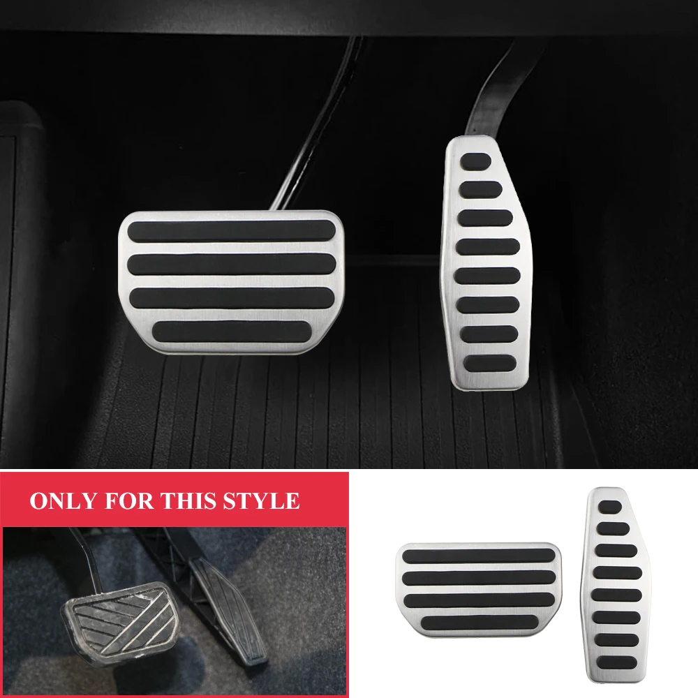Auto pedal auflagen für suzuki jimny jb74 jb64 2019 2020 2021 2022 bei mt Gas brems pedale decken Teile Edelstahl zubehör ab – Detail 3
