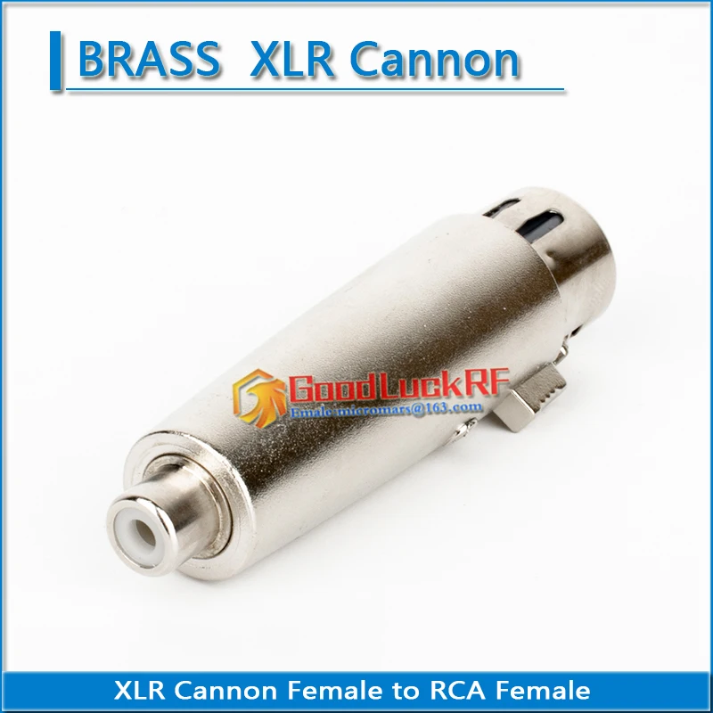 XLR Cannon Female to RCA Lotus Female Straight three-core 3-core Balanced AV Mixer Microphone