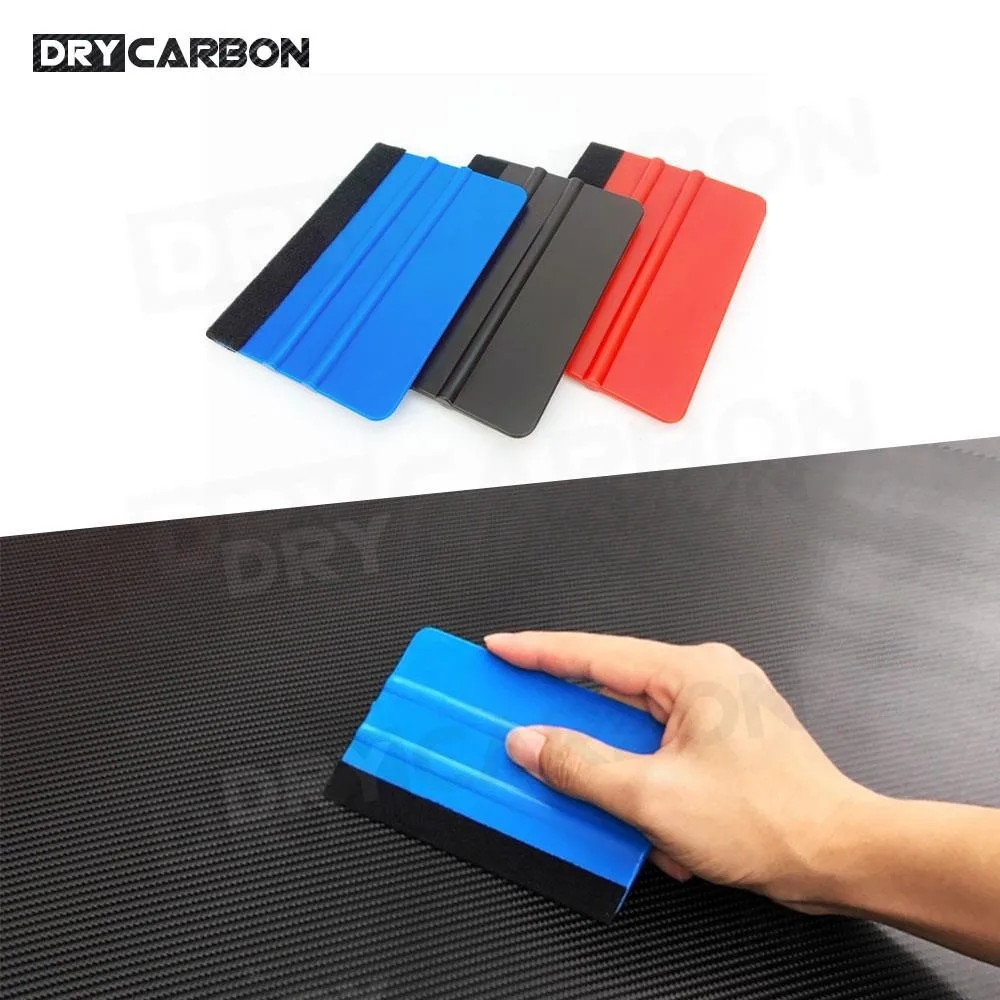 Car Vinyl Wrap Film Squeegee Scraper Foil Wrapping Suede Felt Scraper Auto Car Styling Sticker Window Tint Tools Cleaning